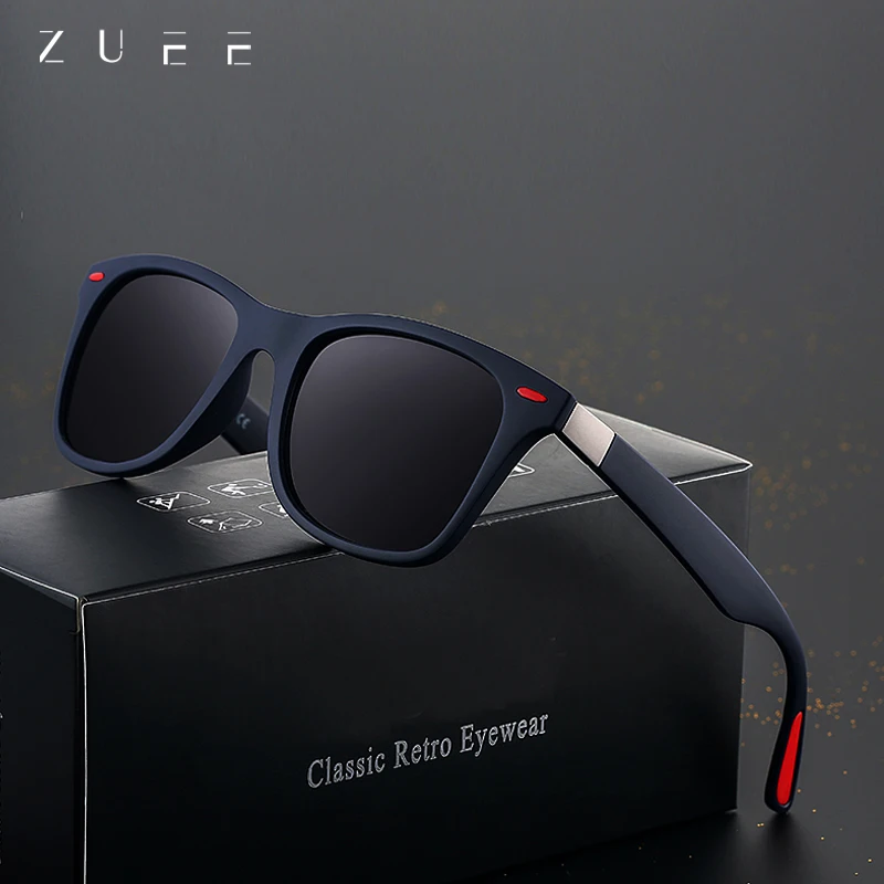 Zuee Klassieke Gepolariseerde Zonnebril Rijden Vierkante Frame Zonnebril Mannen Vrouwen Mannelijke Goggle UV400 Gafas De Sol 
Zuee Klassieke Gepolariseerde Zonnebril Rijden Vierkante Frame Zonnebril Mannen Vrouwen Mannelijke Goggle UV400 Gafas De Sol