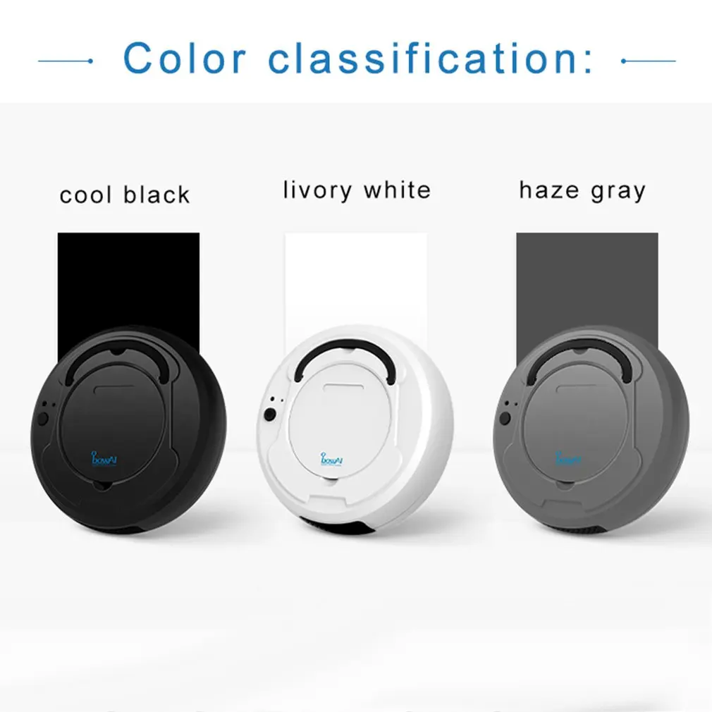 USB Rechargeable Robot Vacuum Cleaner 1800Pa Strong Suction Smart Sweeper Cleaning Tools For Home Appliance | Бытовая техника
