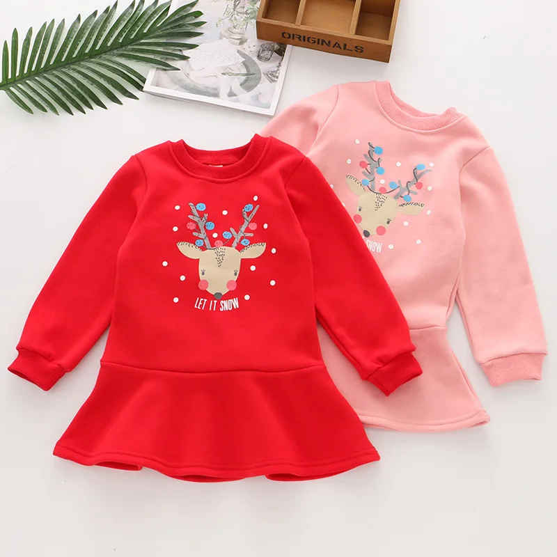 Одежда для девочек, рождественские платья, флисовое утепленное осенне-зимнее платье с О-образным вырезом и длинным рукавом, с принтом лося, ...
Одежда для девочек, рождественские платья, флисовое утепленное осенне-зимнее платье с О-образным вырезом и длинным рукавом, с принтом лося, ...