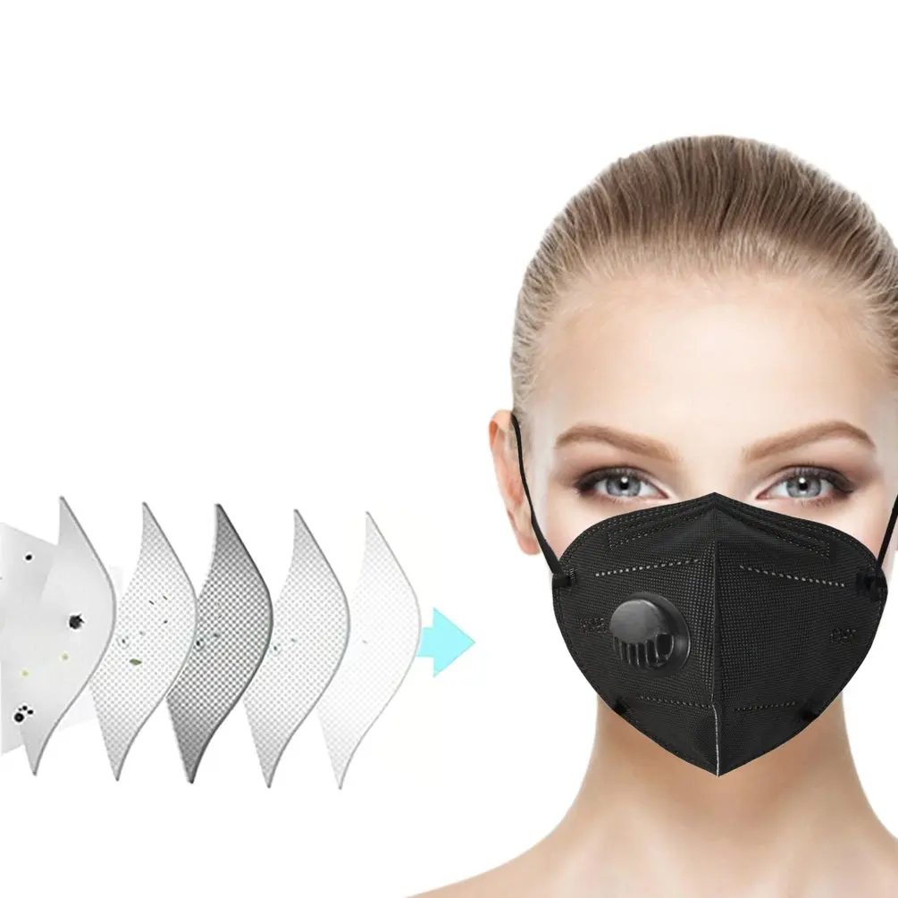 50 PCS KN95 Mask 5-Layer Protective Mask with Valve High Efficiency Filtration Comfortable and Breathable Facial Mask
50 PCS KN95 Mask 5-Layer Protective Mask with Valve High Efficiency Filtration Comfortable and Breathable Facial Mask
