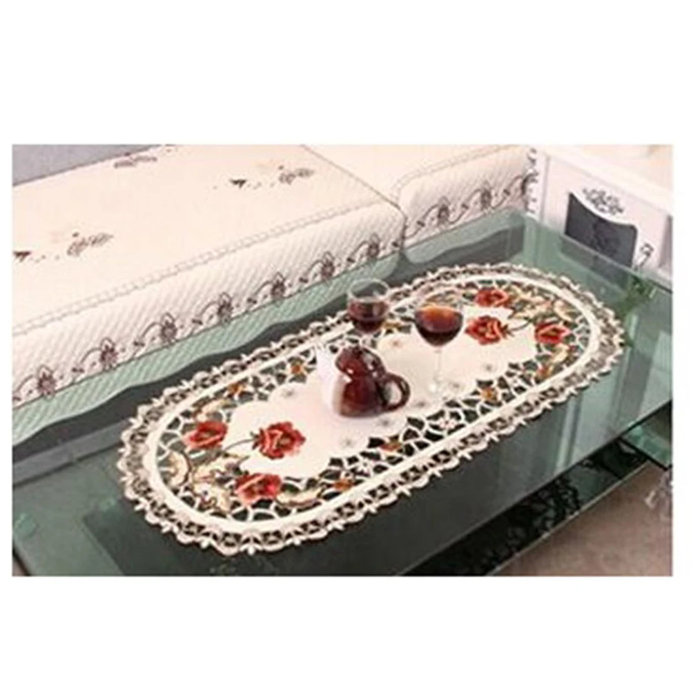 Durable Vintage Embroidered Fabric Oval Tablecloth Stain Proof Wedding Party Event Banquet Home Decoration Supply Table Cover
Durable Vintage Embroidered Fabric Oval Tablecloth Stain Proof Wedding Party Event Banquet Home Decoration Supply Table Cover