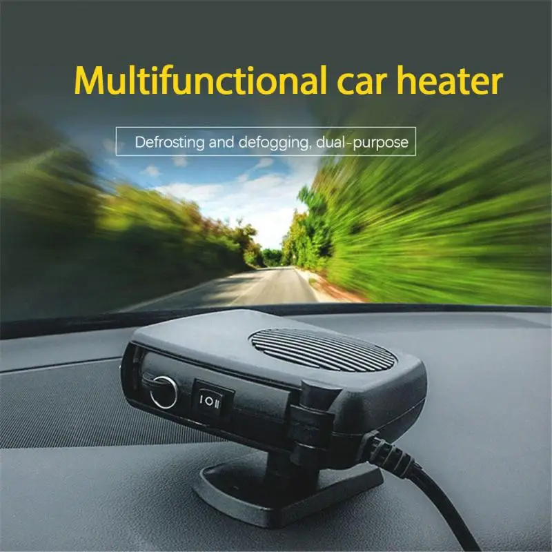 Portable Auto Car Heater Defroster Demister 12/24V 200W Electric Windshield 360 Degree Rotation ABS Heating Cooling Fan | Автомобили и