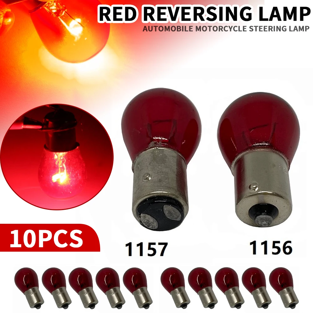 10pcs 1156 BA15S 1157 BAY15D Red Car Motorcycle Turn Signal Reversing Light DC 12V Tail Parking Reverse Lamp
10pcs 1156 BA15S 1157 BAY15D Red Car Motorcycle Turn Signal Reversing Light DC 12V Tail Parking Reverse Lamp