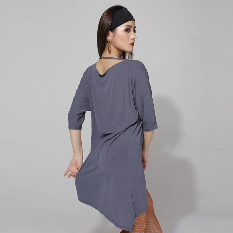 2020 Spring New Latin Dance Practice Dress Female Loose Sexy Split Shirt For Women Daily Stage Dance Training Clothes DWY3214
2020 Spring New Latin Dance Practice Dress Female Loose Sexy Split Shirt For Women Daily Stage Dance Training Clothes DWY3214