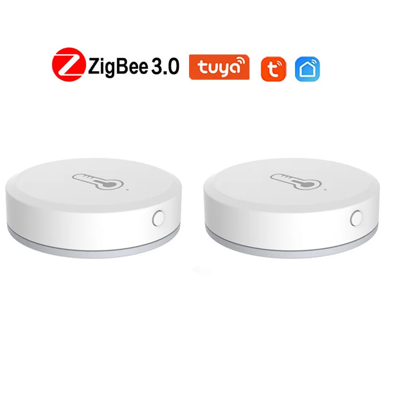 Tuya/SmartLife App ZigBee Smart Temperature And Humidity Sensor Work With Zigbee Hub Via Alexa Google Home Smart Home
Tuya/SmartLife App ZigBee Smart Temperature And Humidity Sensor Work With Zigbee Hub Via Alexa Google Home Smart Home
