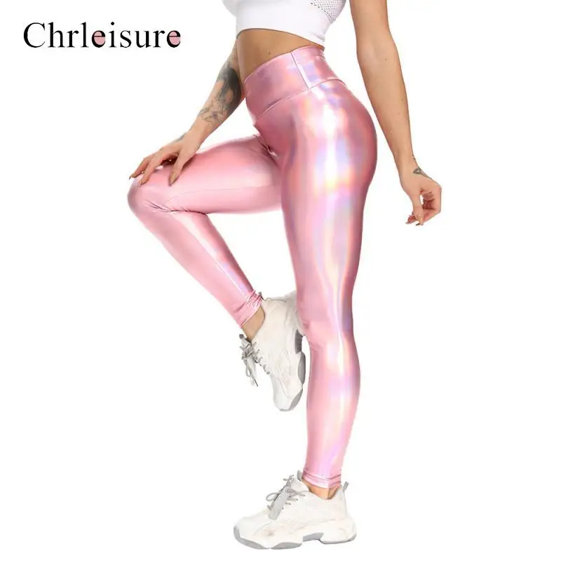 Леггинсы женские CHRLEISURE, розовые, лазерные, кожаные, утягивающие живот, спортивные
Леггинсы женские CHRLEISURE, розовые, лазерные, кожаные, утягивающие живот, спортивные