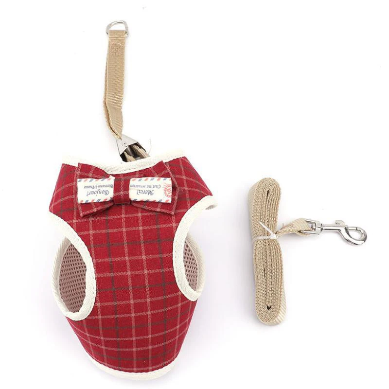 2021 Pet Dog Fashion Red Stripe Harness Cat Small Medium Dogs Chest Strap Vest Adjustable Walking Lead Leashes Pet Accessories
2021 Pet Dog Fashion Red Stripe Harness Cat Small Medium Dogs Chest Strap Vest Adjustable Walking Lead Leashes Pet Accessories