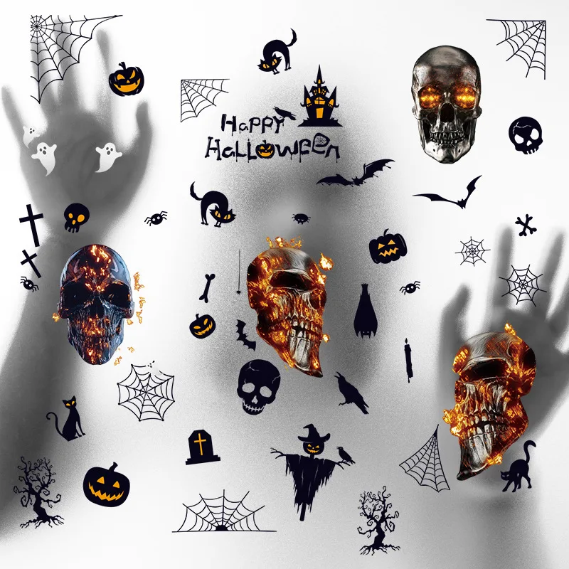 Halloween Scary Skull Window Sticker Living Room Decoration Halloween Decoration Ghost Festival Decoration Props Halloween Skull
Halloween Scary Skull Window Sticker Living Room Decoration Halloween Decoration Ghost Festival Decoration Props Halloween Skull