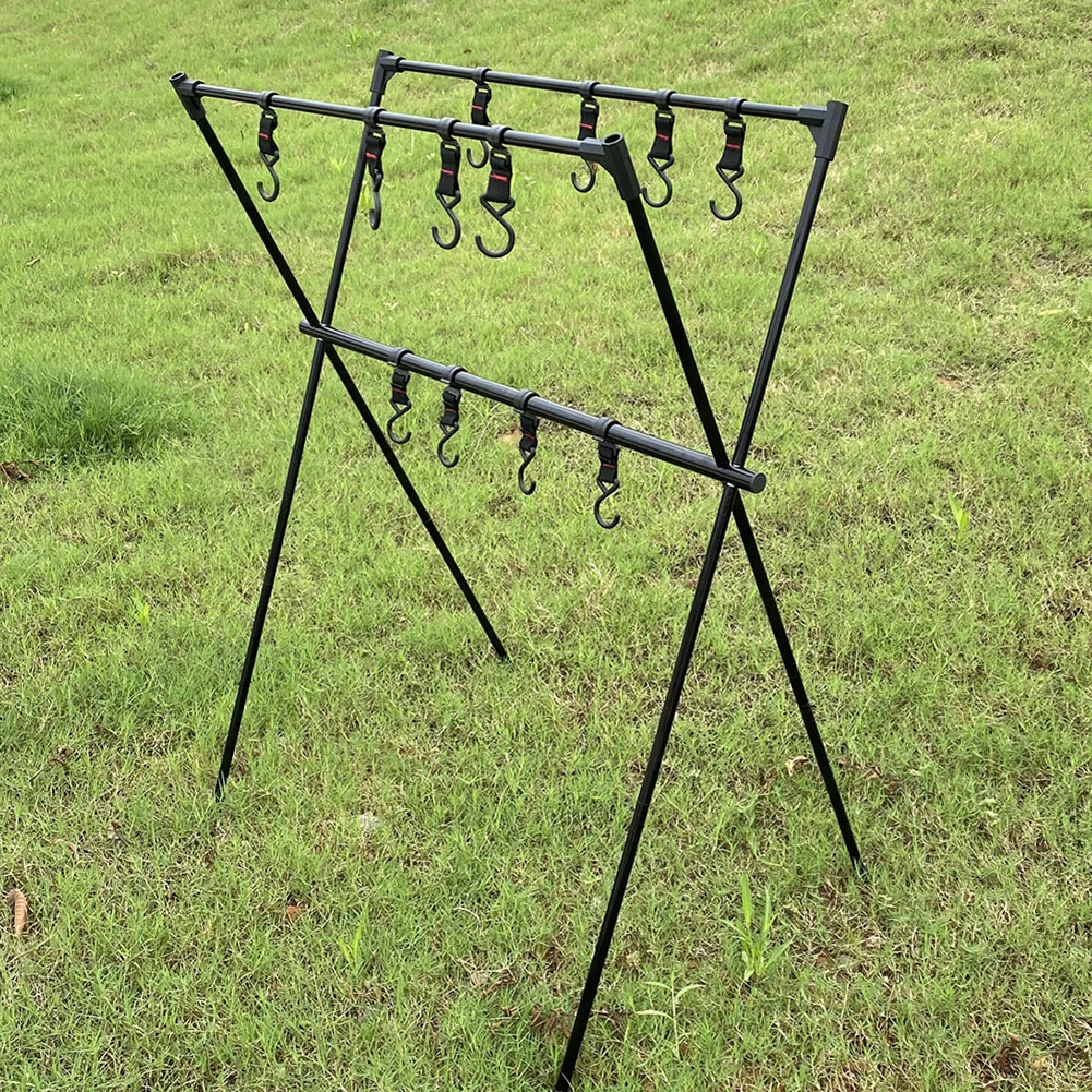 Outdoor Folding Camping Bracket Multi-purpose Clothes Storage Hanger Sundries Hanging Triangle Rack Outdoor Tool
Outdoor Folding Camping Bracket Multi-purpose Clothes Storage Hanger Sundries Hanging Triangle Rack Outdoor Tool