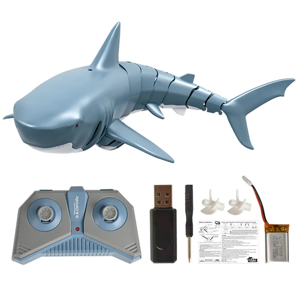 Радиоуправляемая лодка-робот Акула рыба 2 4 ГГц | Игрушки и хобби