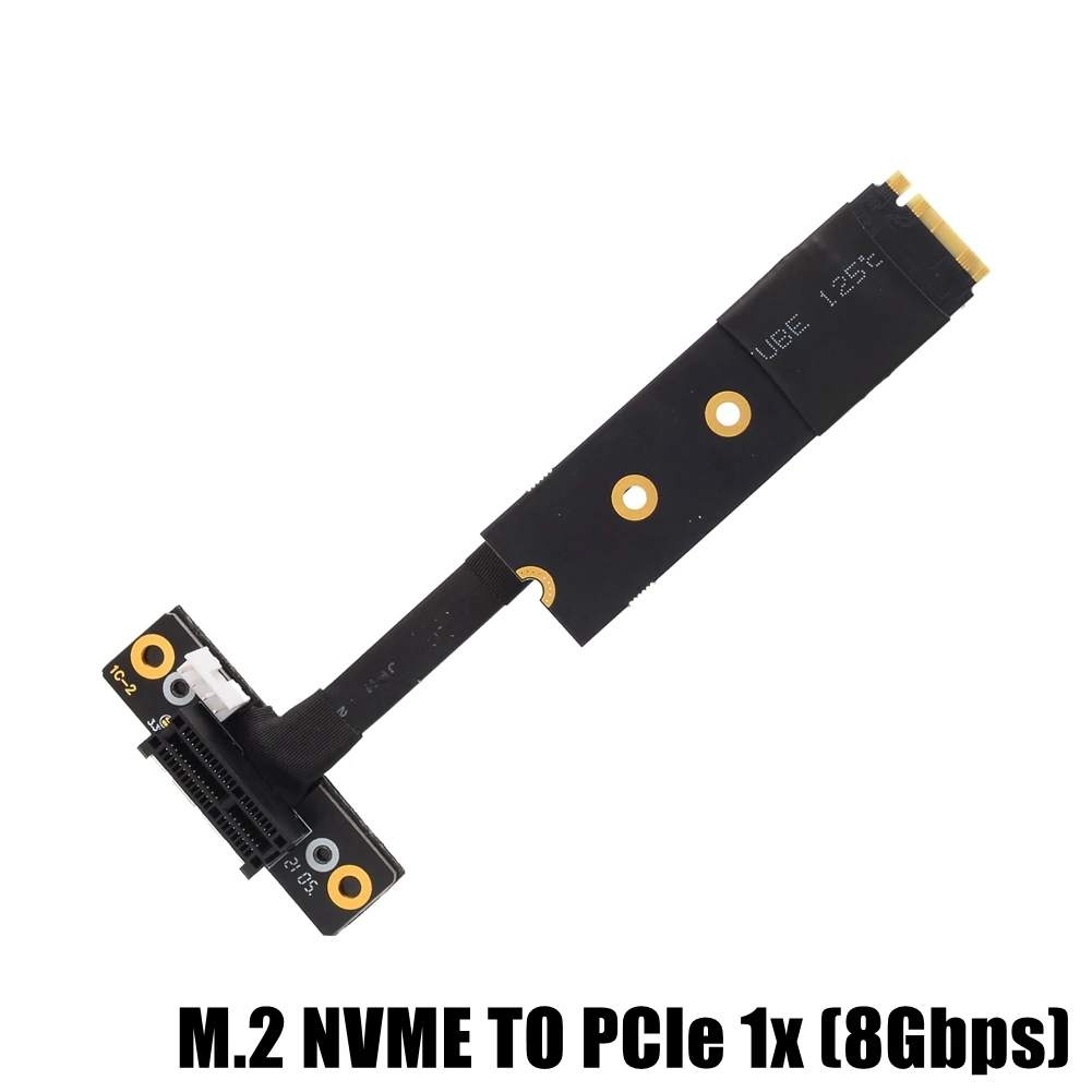 

M.2 NVME Key-M To PCIe X1 X4 X16 mPCIe SFF-8639 NVMe Pcie3.0 Удлинительный кабель, длина под заказ 3 / 5 /10 /15 /20 /30 /50 / 100 см