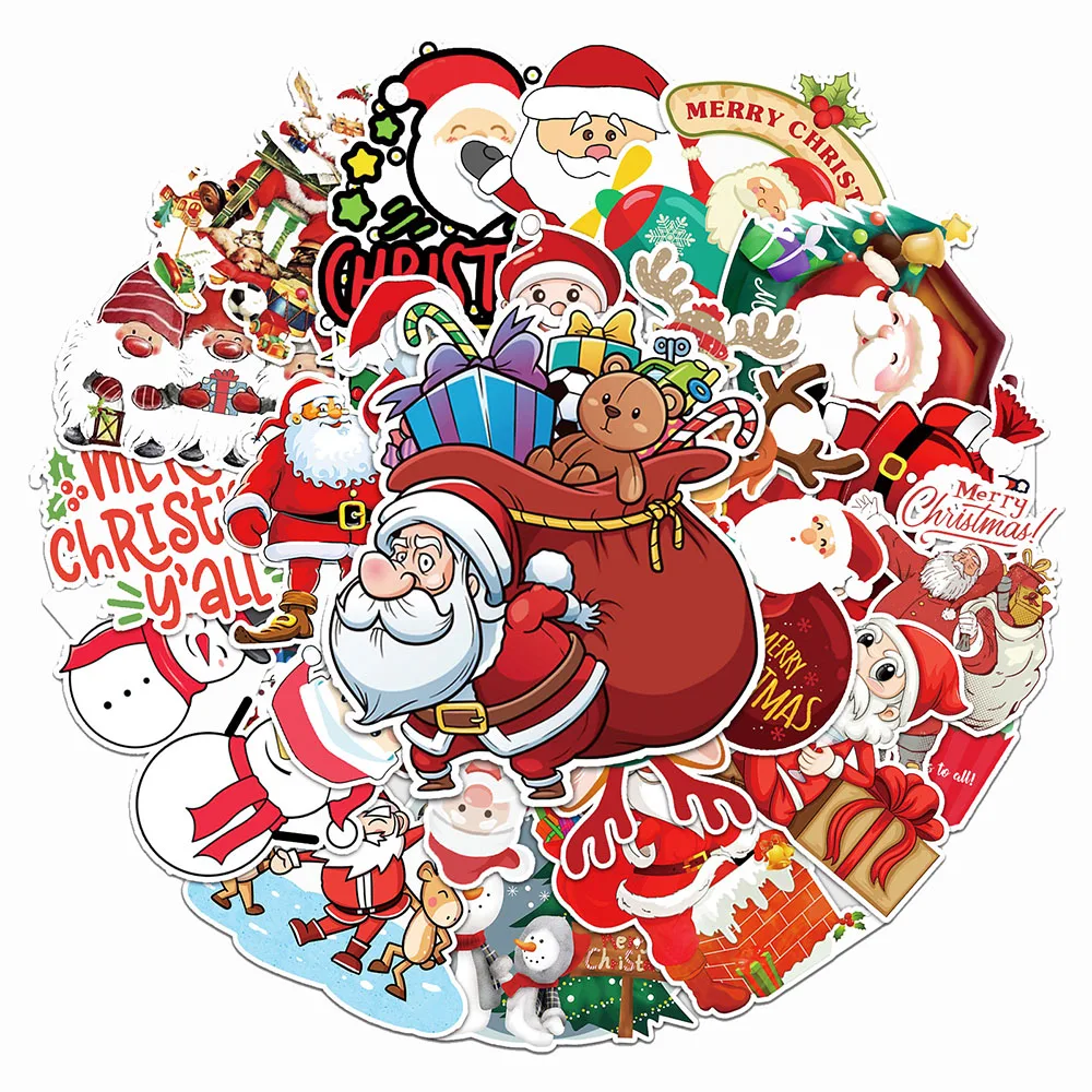 10/30/50PCS Cute Christmas Graffiti Stickers Aesthetic Phone Laptop Luggage Fridge Bike Guitar Kids Cartoon Sticker Decals Toy
10/30/50PCS Cute Christmas Graffiti Stickers Aesthetic Phone Laptop Luggage Fridge Bike Guitar Kids Cartoon Sticker Decals Toy