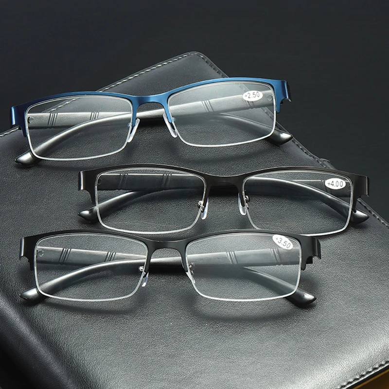 New Trend Reading Glasses Women High Quality Half Frame Business Office Men Presbyopic Glasses Diopters +1.0 1.5 2.0 2.5 3.0 3
New Trend Reading Glasses Women High Quality Half Frame Business Office Men Presbyopic Glasses Diopters +1.0 1.5 2.0 2.5 3.0 3