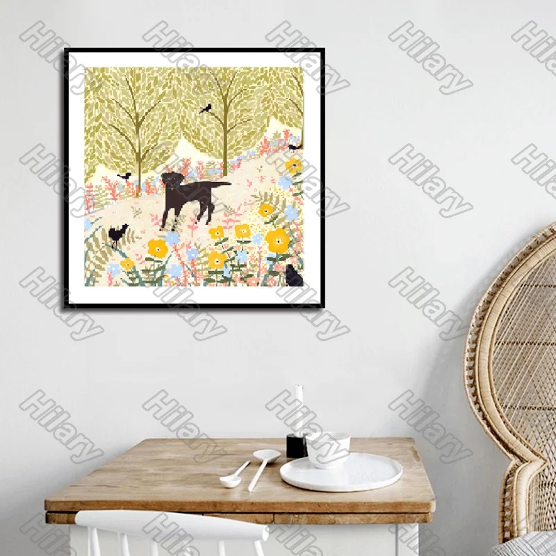 Posters Cartoon Cat and Flowers Canvas Painting and Prints Wall Art Decoration for Living Room and Bedroom 2Pcs Frameless
Posters Cartoon Cat and Flowers Canvas Painting and Prints Wall Art Decoration for Living Room and Bedroom 2Pcs Frameless