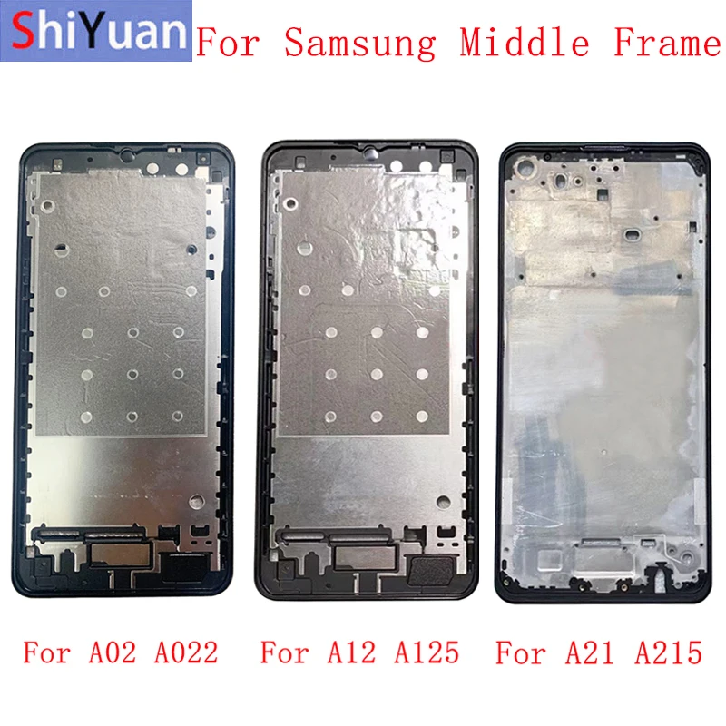 Housing Middle Frame LCD Bezel Plate Panel Chassis For Samsung A02 A12 A21 A20S Phone Metal Middle Frame Replacement Parts
Housing Middle Frame LCD Bezel Plate Panel Chassis For Samsung A02 A12 A21 A20S Phone Metal Middle Frame Replacement Parts