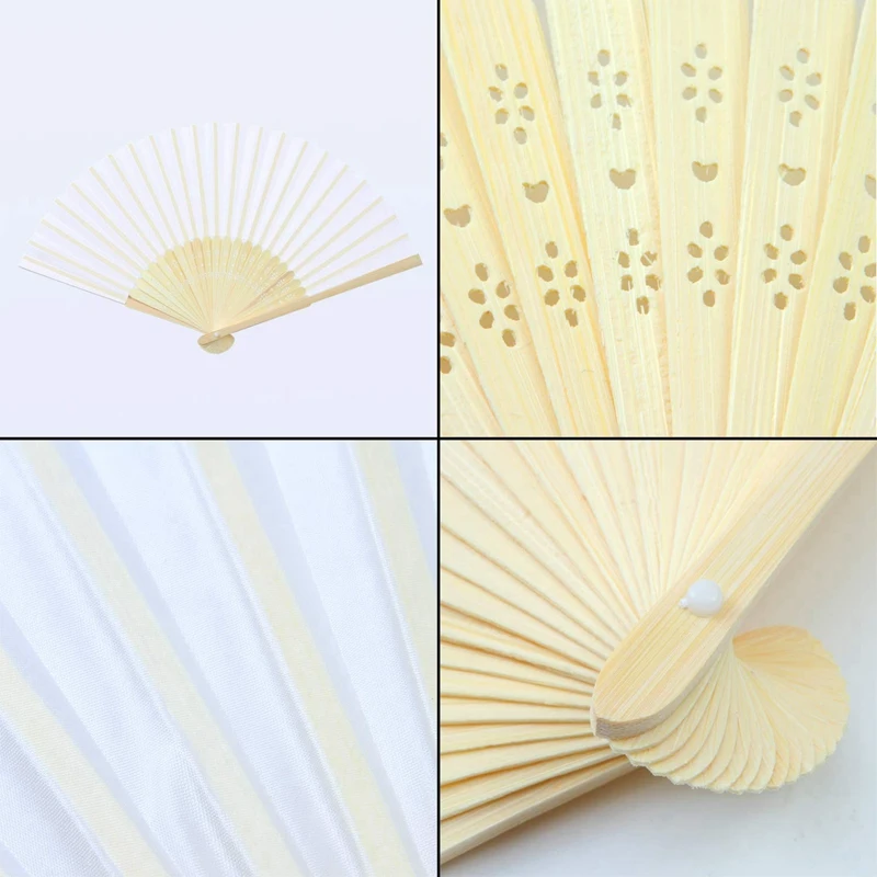 18 Pieces White Handheld Fans Cloth Fans Bamboo Folding Fans For Wedding Decoration, Church Wedding Gifts, Party Favors, Diy
18 Pieces White Handheld Fans Cloth Fans Bamboo Folding Fans For Wedding Decoration, Church Wedding Gifts, Party Favors, Diy