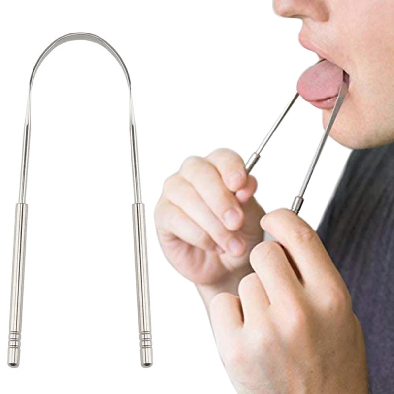 Tongue Scraper Stainless Steel Oral Tongue Cleaner Brush Fresh Breath Cleaning Coated Tongue Toothbrush Oral Hygiene Care Tools
Tongue Scraper Stainless Steel Oral Tongue Cleaner Brush Fresh Breath Cleaning Coated Tongue Toothbrush Oral Hygiene Care Tools