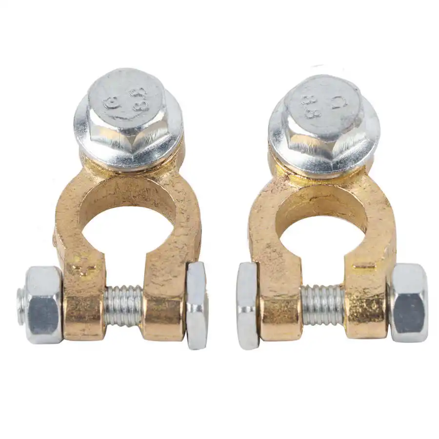 2pcs Car Battery Terminal Clamp Connector 300A Large Current M10 Single Screw for Automobiles Trucks Battery Terminal Pile
2pcs Car Battery Terminal Clamp Connector 300A Large Current M10 Single Screw for Automobiles Trucks Battery Terminal Pile