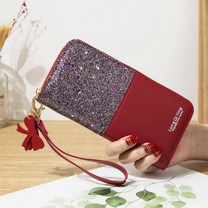 Женский клатч в стиле пэчворк, Длинный кошелек, женские кошельки, модный кошелек с блестящими бриллиантами, женские визитницы, сумки на молн...
Женский клатч в стиле пэчворк, Длинный кошелек, женские кошельки, модный кошелек с блестящими бриллиантами, женские визитницы, сумки на молн...