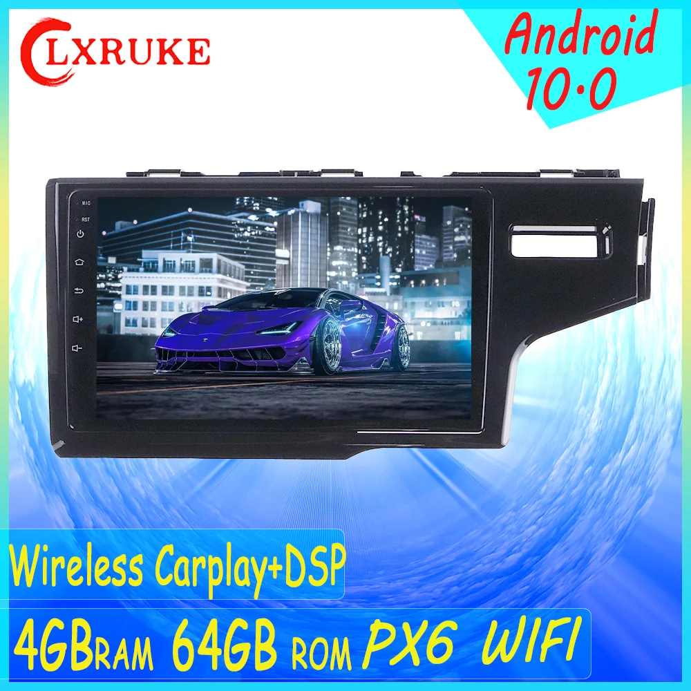 Автомобильный DVD-плеер для Honda Fit RHD 2014-2017 Android10 GPS мультимедийный автомобильный радиоприемник стереоприемник 64G встроенный Carplay
Автомобильный DVD-плеер для Honda Fit RHD 2014-2017 Android10 GPS мультимедийный автомобильный радиоприемник стереоприемник 64G встроенный Carplay