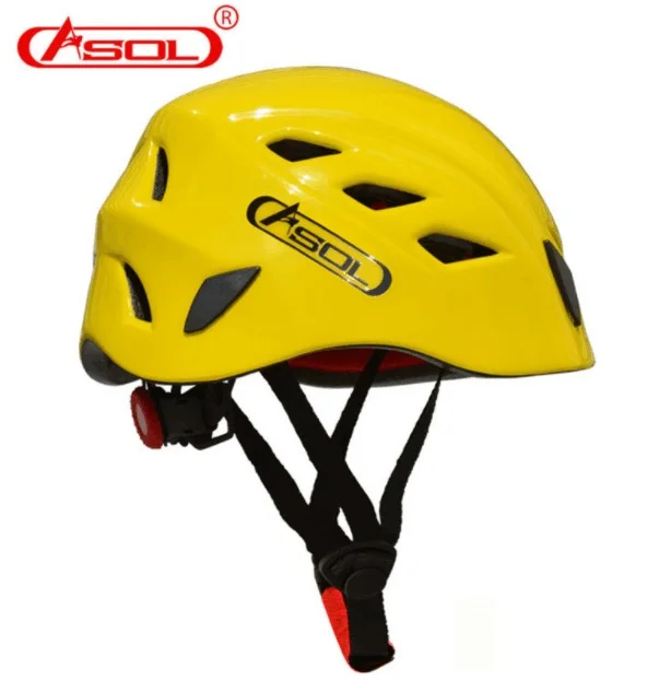 ASOL Professional Mountain Climbing Helmet Integrally-molded Breathable 310g Safety Rock Climbing Helmet
ASOL Professional Mountain Climbing Helmet Integrally-molded Breathable 310g Safety Rock Climbing Helmet