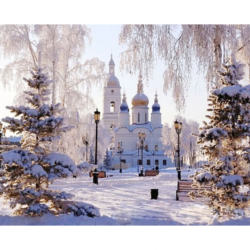 Oil Paintings By Number Castle Landscape For Drawing DIY Kits For Adults Coloring By Number Pictures Wall Modern Decoration Art
Oil Paintings By Number Castle Landscape For Drawing DIY Kits For Adults Coloring By Number Pictures Wall Modern Decoration Art