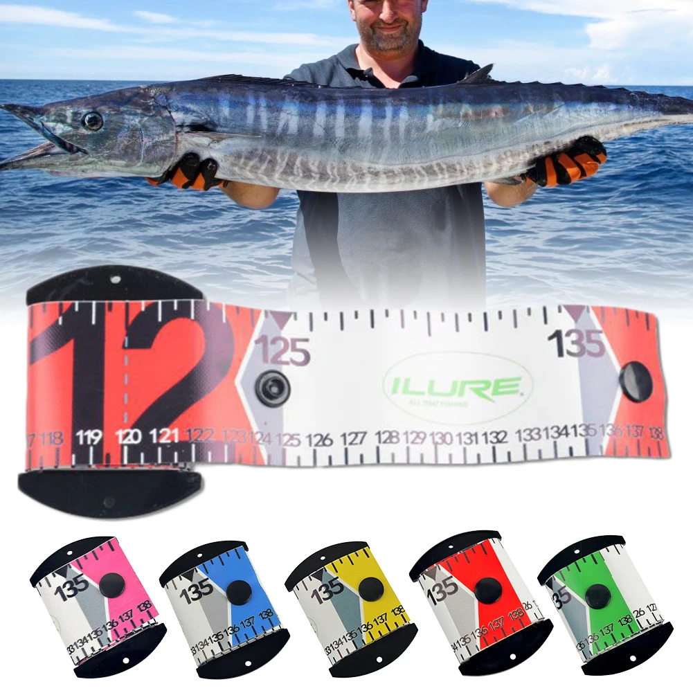 135cm Waterproof Fish Ruler Felxible Measuring Tape Portable Fishing Tape PVC Ruler Accurate Measurement Fishing Tackle Tools
135cm Waterproof Fish Ruler Felxible Measuring Tape Portable Fishing Tape PVC Ruler Accurate Measurement Fishing Tackle Tools