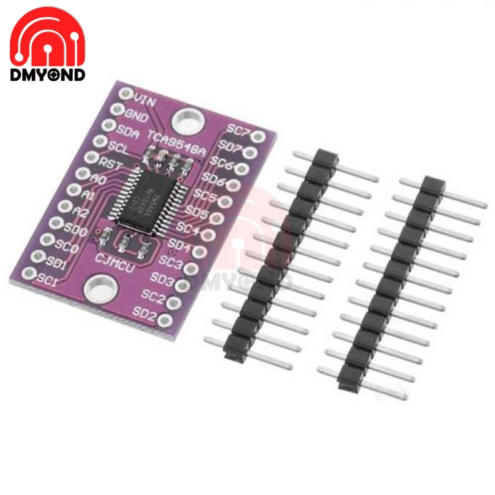 5pcs/lot CJMCU-9548 TCA9548A 1-to-8 I2C 8-channel IIC Multi-channel Expansion Board Module Development Board for Any Logic Level
5pcs/lot CJMCU-9548 TCA9548A 1-to-8 I2C 8-channel IIC Multi-channel Expansion Board Module Development Board for Any Logic Level
