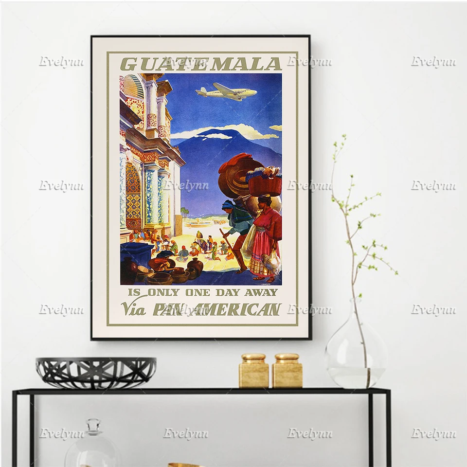 Guatemala Vintage Travel Poster 1930s / Pan American Wall Art / Aircraft, Wall Art Prints Home Decor Canvas Floating Frame
Guatemala Vintage Travel Poster 1930s / Pan American Wall Art / Aircraft, Wall Art Prints Home Decor Canvas Floating Frame