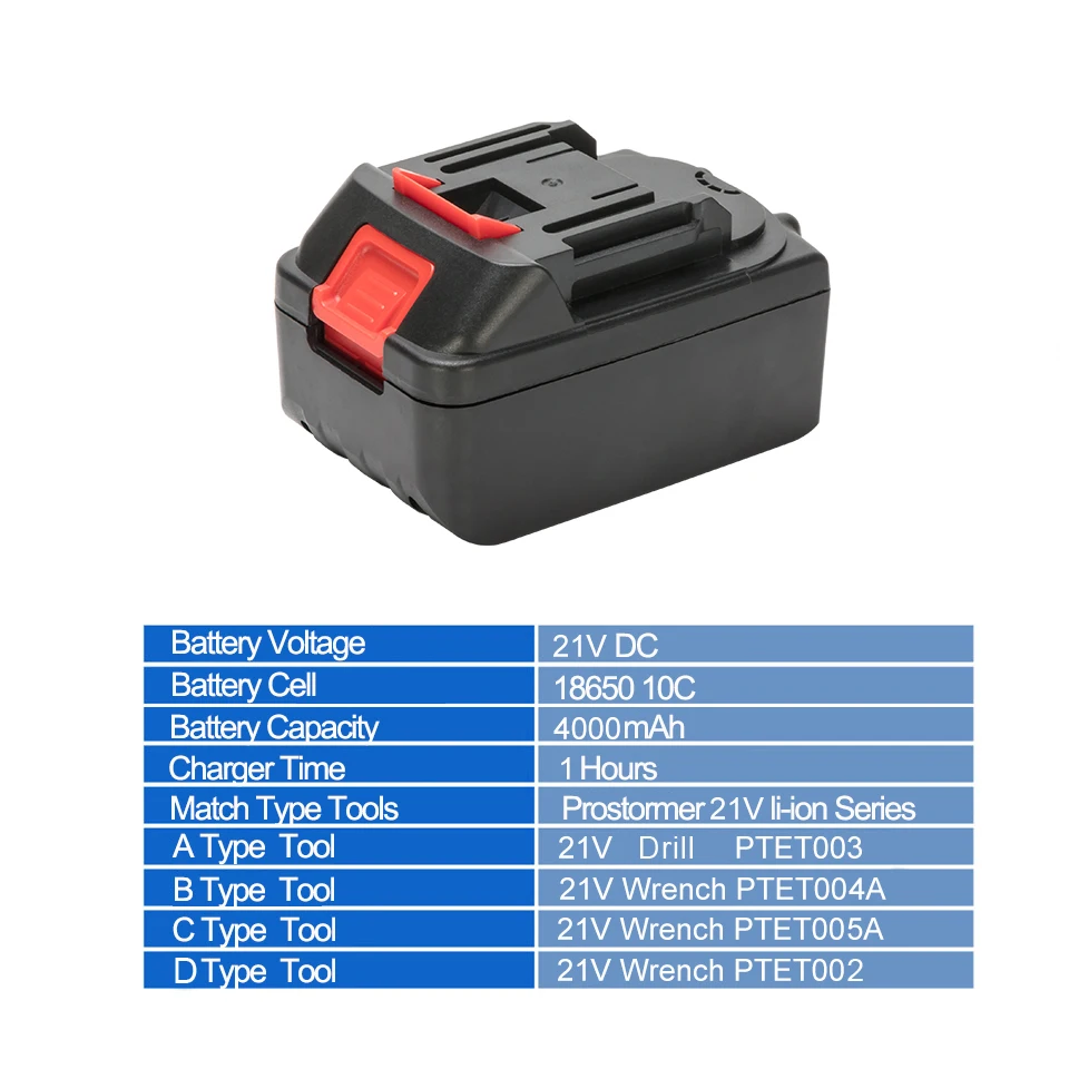 Electric Wrench Battery 21v 4000mah Fast Charging Li-Ion Battery For 21v Cordless Wrench 
Electric Wrench Battery 21v 4000mah Fast Charging Li-Ion Battery For 21v Cordless Wrench