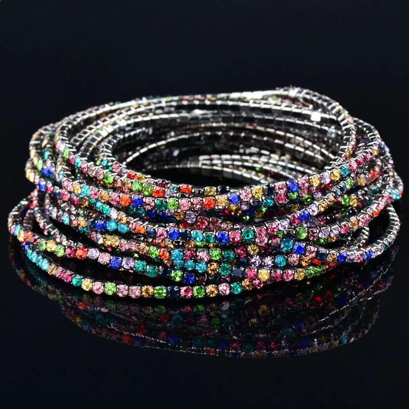 LEEKER Classic Tennis Beads Cubic Zirconia Bangle Tassels Rose Gold Silver Color Bracelets for Women summer jewelry 2022 014 XS6
LEEKER Classic Tennis Beads Cubic Zirconia Bangle Tassels Rose Gold Silver Color Bracelets for Women summer jewelry 2022 014 XS6