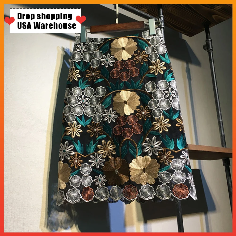 OUSHANG Embroidered One-Step Skirt Heavy Mesh Yarn Bag Hip Skirt Water Soluble Lace Skirt Women 2020 Spring/Summer
OUSHANG Embroidered One-Step Skirt Heavy Mesh Yarn Bag Hip Skirt Water Soluble Lace Skirt Women 2020 Spring/Summer