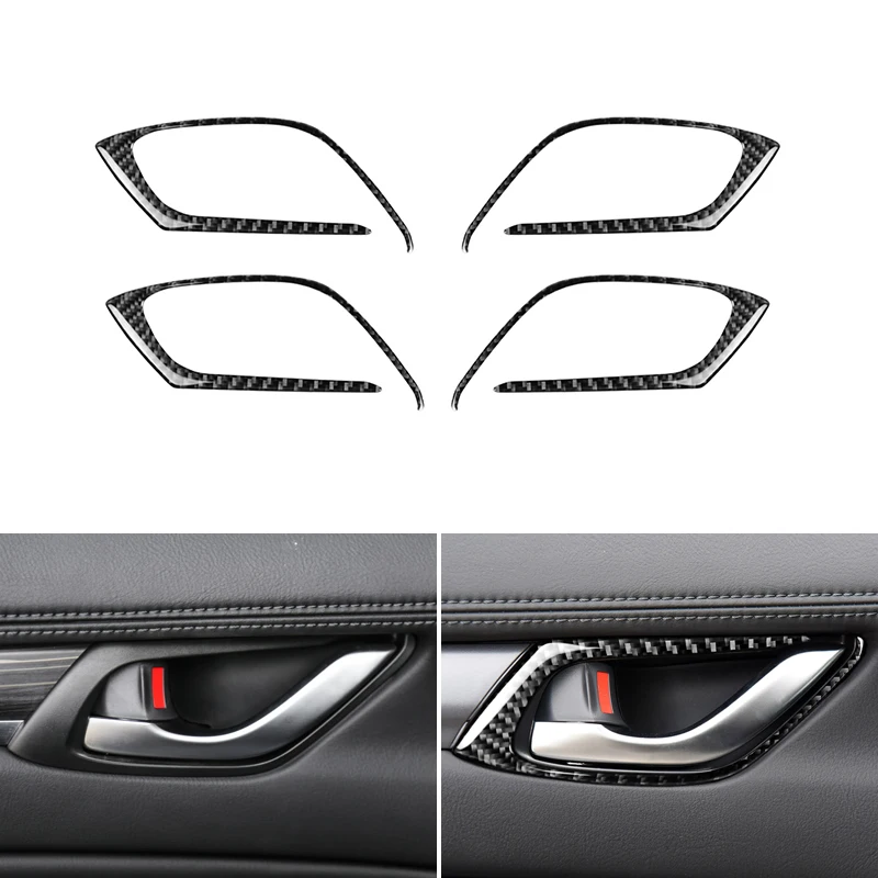 4PCS Real Carbon Fiber Car Styling Interior Door Pull Handle Frame Cover Protective Trim For Mazda CX-5 CX5 CX 5 2017 2018
4PCS Real Carbon Fiber Car Styling Interior Door Pull Handle Frame Cover Protective Trim For Mazda CX-5 CX5 CX 5 2017 2018