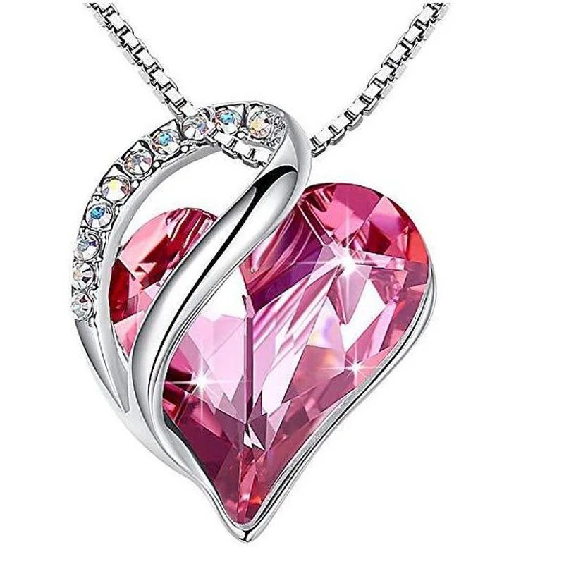 New Classic Alloy Ocean Heart Twelve Colors Crystal Necklace Couples Fashion Temperament Metal Pendant Gift Jewelry Wholesale
New Classic Alloy Ocean Heart Twelve Colors Crystal Necklace Couples Fashion Temperament Metal Pendant Gift Jewelry Wholesale