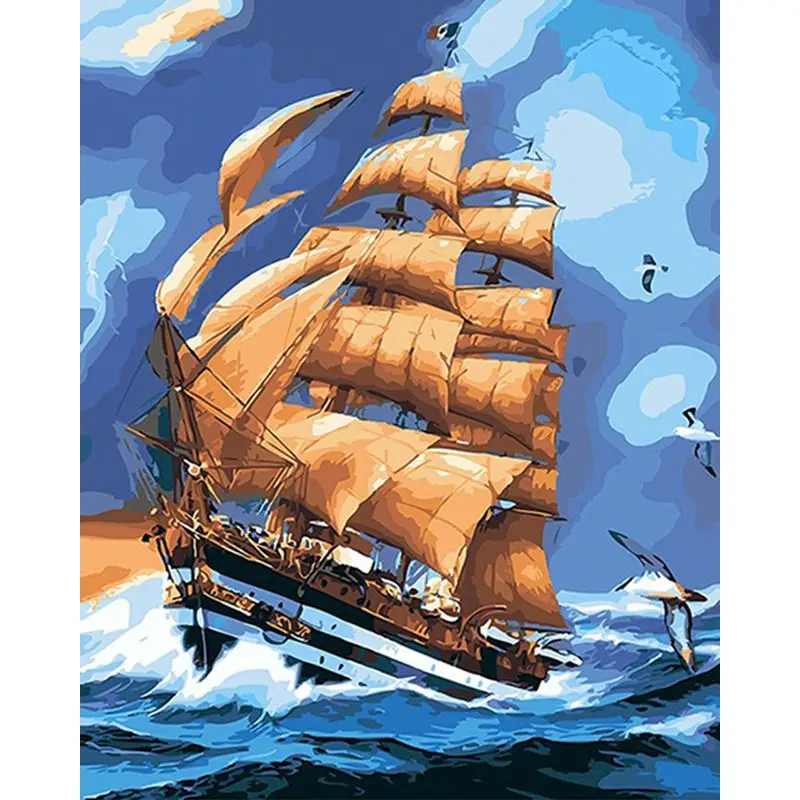 PhotoCustom Paint By Number Boat Landscape Drawing On Canvas HandPainted Art Gift DIY Pictures By Number Sea Kits Home Decor
PhotoCustom Paint By Number Boat Landscape Drawing On Canvas HandPainted Art Gift DIY Pictures By Number Sea Kits Home Decor