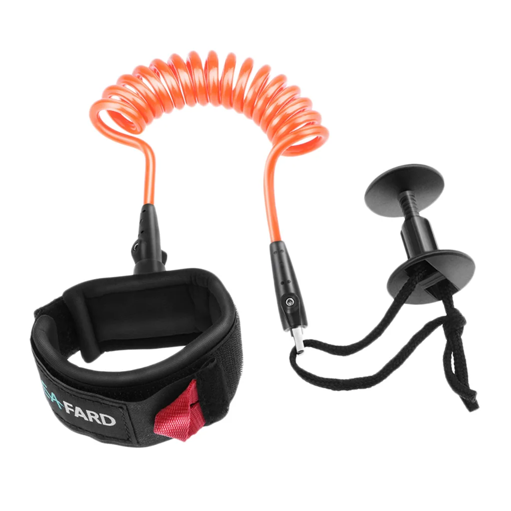 Leash with Wrist Strap Surf Leash 5 Foot Coiled Leash & Surf Leash Plug Cord for Water Sports
Leash with Wrist Strap Surf Leash 5 Foot Coiled Leash & Surf Leash Plug Cord for Water Sports