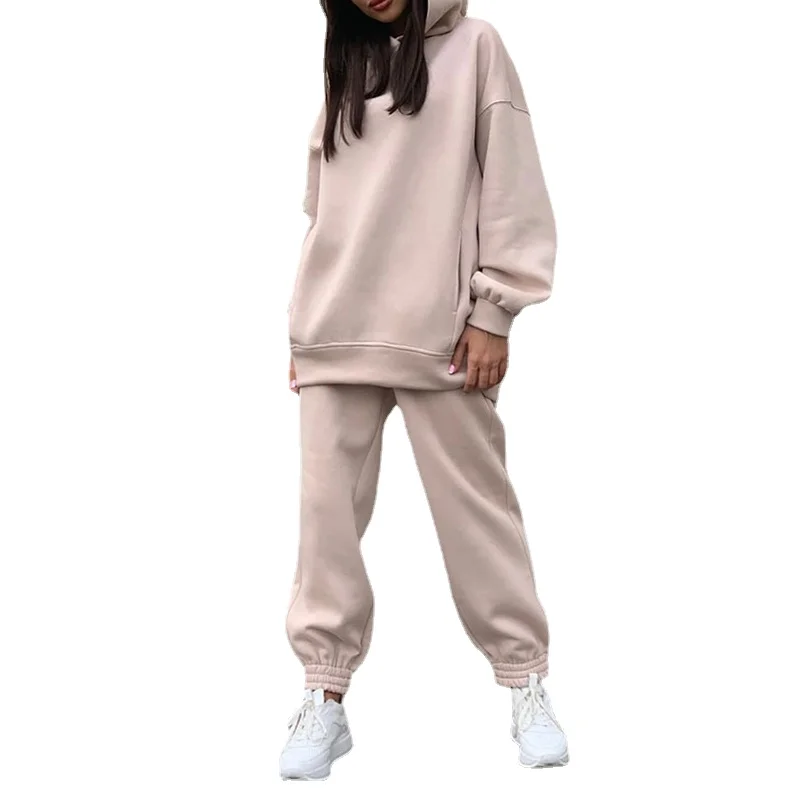 Two Piece Set Casual Fleece Tracksuit Women Winter 2020 Women's Sets Oversized Hooded Long Sleeve Hoodie Sport Pants Lady Suit
Two Piece Set Casual Fleece Tracksuit Women Winter 2020 Women's Sets Oversized Hooded Long Sleeve Hoodie Sport Pants Lady Suit