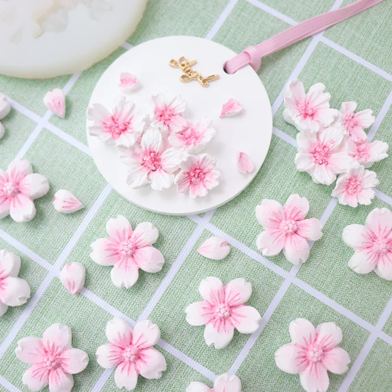 Small Flower Daisy Cherry Blossom Silicone Mold Chocolate Mousse Turn Sugar Baking Mold DIY Drop Glue Plaster Soap Mold 
Small Flower Daisy Cherry Blossom Silicone Mold Chocolate Mousse Turn Sugar Baking Mold DIY Drop Glue Plaster Soap Mold