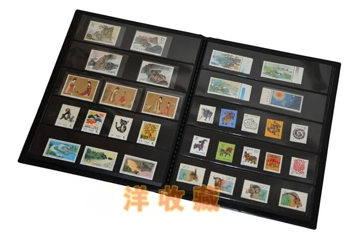 

Горячие почтовые марки, альбом, 20 страниц, 500 штук, Коллекционирование книги, 12 дюймов