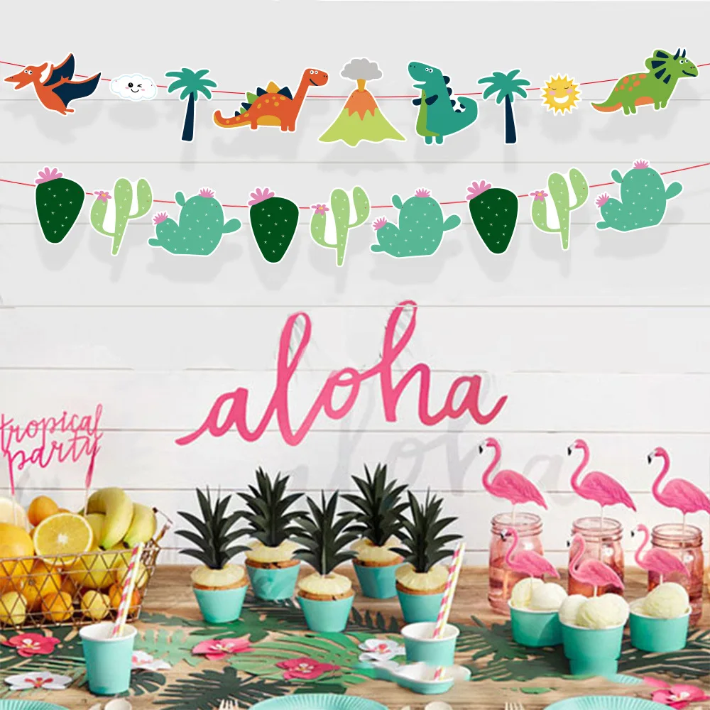Hawaii Pull Flag Birthday Party Banner Decoration Set Flamingo Dinosaur Birthday Handle Aluminum Film Balloon Cake Insert Flag
Hawaii Pull Flag Birthday Party Banner Decoration Set Flamingo Dinosaur Birthday Handle Aluminum Film Balloon Cake Insert Flag
