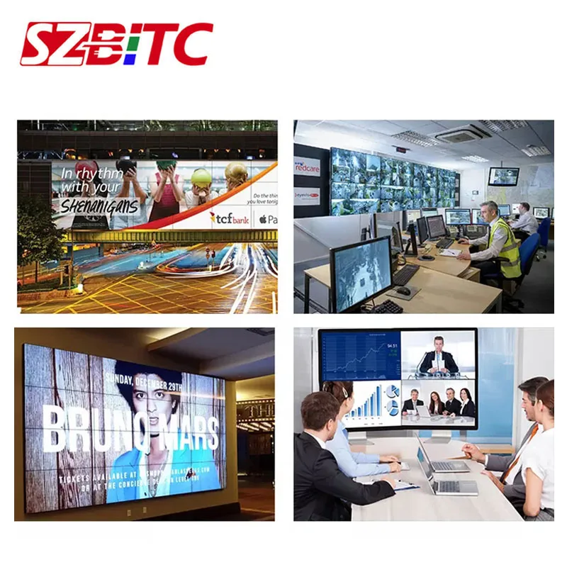 SZBITC Video Wall Controller 2x2 4K Video Processor 180 Degrees Rotation HDMI DVI 3.5mm Audio with Remote Control For LCD TV
SZBITC Video Wall Controller 2x2 4K Video Processor 180 Degrees Rotation HDMI DVI 3.5mm Audio with Remote Control For LCD TV