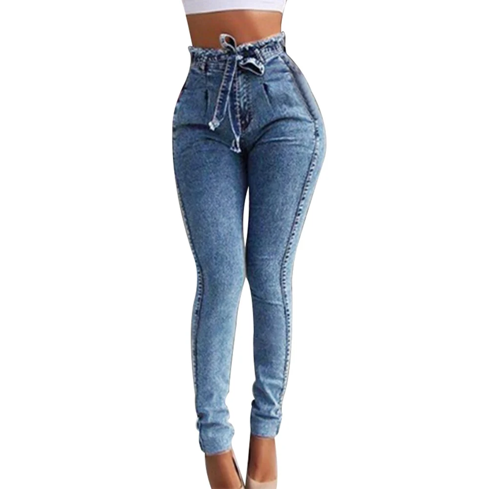 Ladies Elastic Slim Fringe Belt High Waist Jeans Casual Fashion Jeans BMF88
Ladies Elastic Slim Fringe Belt High Waist Jeans Casual Fashion Jeans BMF88