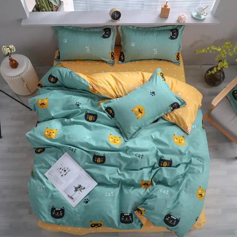 Bedding Set Housse De Couette Camas Bed Jogo De Cama Ropa De Cama Conjunto Cute Cartoon Sheet Set Sabanas moet chandon 
Bedding Set Housse De Couette Camas Bed Jogo De Cama Ropa De Cama Conjunto Cute Cartoon Sheet Set Sabanas moet chandon