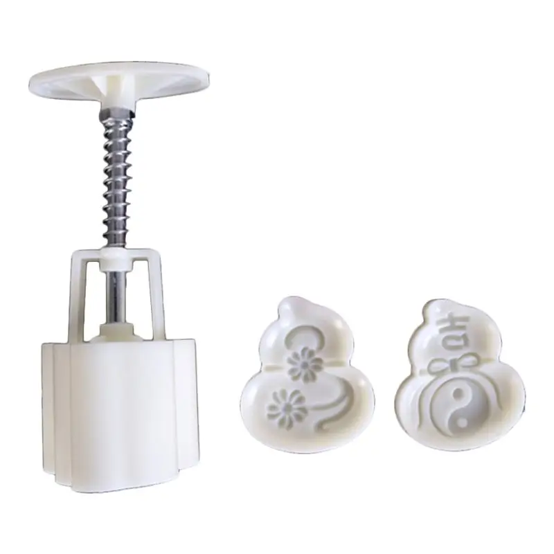 50g Moon Cake Mold 2 Gourd Stamps Barrel Mooncake Hand Pressure Biscuits Pastry 95AA
50g Moon Cake Mold 2 Gourd Stamps Barrel Mooncake Hand Pressure Biscuits Pastry 95AA