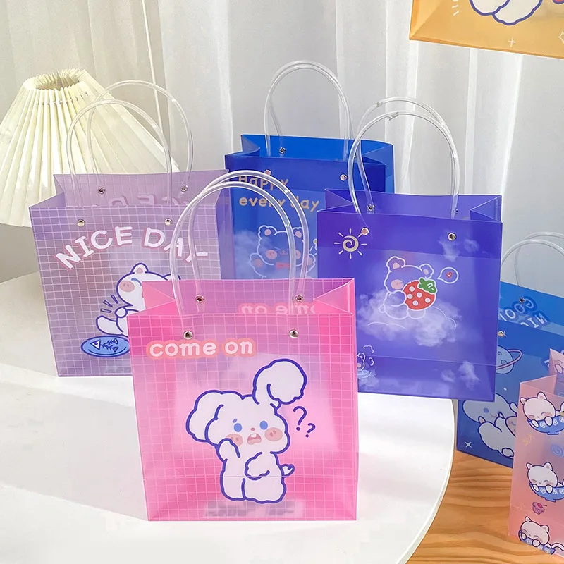 Cartoon Sheep Waterproof Handbag for Girls Women PP Shopping Bag Candy Color Gift Stationery Storage Bag Makeup Packaging Bag
Cartoon Sheep Waterproof Handbag for Girls Women PP Shopping Bag Candy Color Gift Stationery Storage Bag Makeup Packaging Bag
