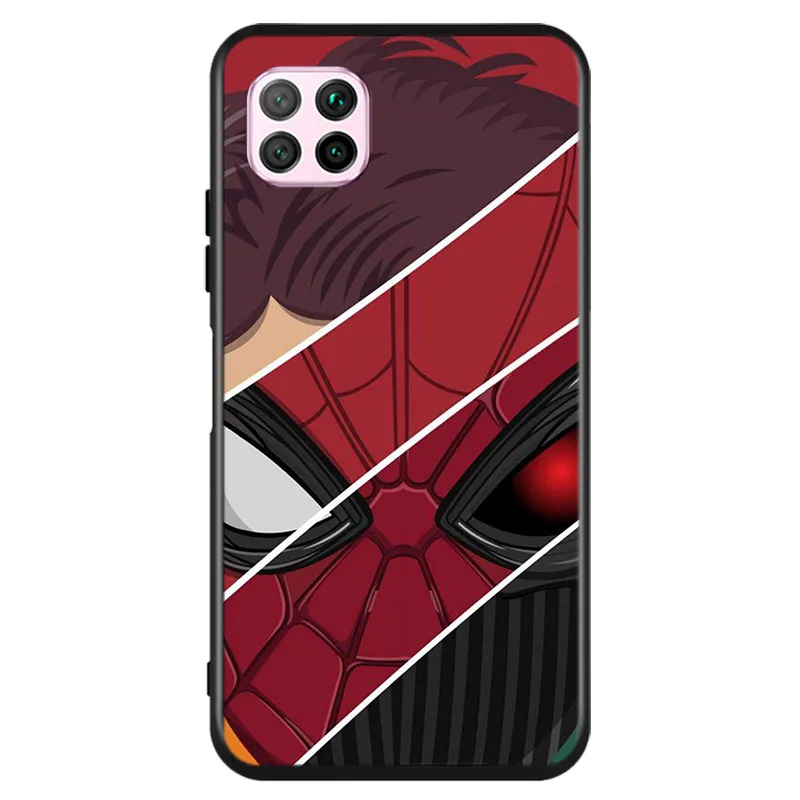 Силиконовый чехол с изображением Человека-паука Marvel для Huawei Y9S Y6S Y8S Y9A Y7A Y8P Y7P Y5P Y6P Y7