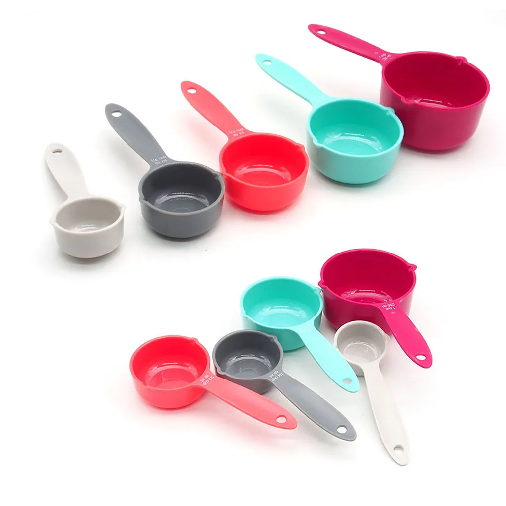 5pcs/set Measuring Spoon Set Colorful Plastic Baking Measure Spoon Sugar Cake Baking Spoon Kitchen Baking Measuring Cup
5pcs/set Measuring Spoon Set Colorful Plastic Baking Measure Spoon Sugar Cake Baking Spoon Kitchen Baking Measuring Cup