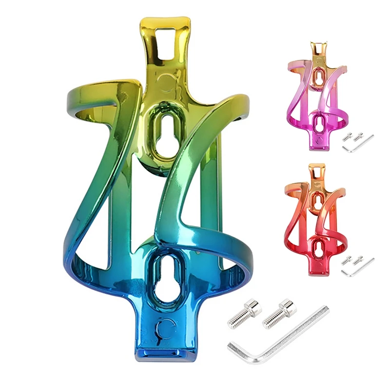 Bike Water Bottle Holder 2 Pack Plating PC Lightweight Kettle Stand Great Outdoor Cycling For Road And Mountain Bikes 
Bike Water Bottle Holder 2 Pack Plating PC Lightweight Kettle Stand Great Outdoor Cycling For Road And Mountain Bikes