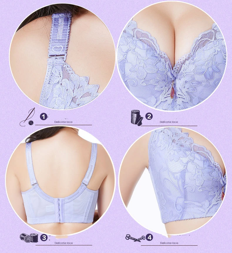 Large Size Bra With Copper Ring, Full Cup, Female Underwear, Sexy Lace Edge, Comfortable And Breathable, Gather Lingerie
Large Size Bra With Copper Ring, Full Cup, Female Underwear, Sexy Lace Edge, Comfortable And Breathable, Gather Lingerie
