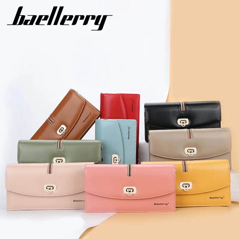 Baellerry Women's Wallet Korean Lock Fashion Messenger Bag Large Capacity Versatile Zipper shoulder Bag
Baellerry Women's Wallet Korean Lock Fashion Messenger Bag Large Capacity Versatile Zipper shoulder Bag